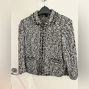 St John Modern Statement Tweed Jacket 6